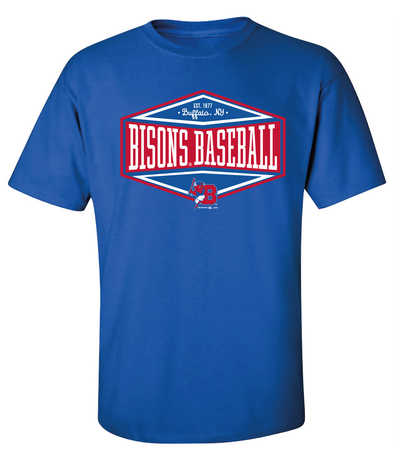 Buffalo Bisons Royal Game Hex Tee