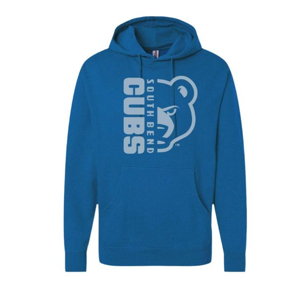 South Bend Cubs Royal Split Hooded Sweatshirt