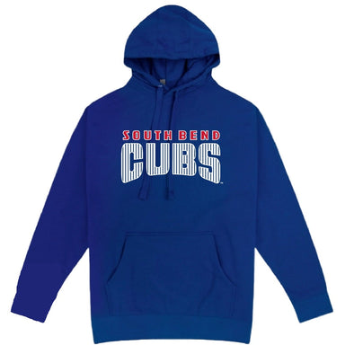 South Bend Cubs Pinstripe Fleece Hooded Sweatshirt