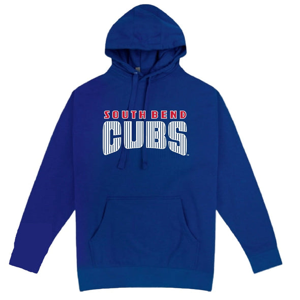 South Bend Cubs Pinstripe Fleece Hooded Sweatshirt