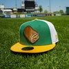 Omaha Storm Chasers 2025 Runzas New Era 59FIFTY White/Green/Yellow Cap