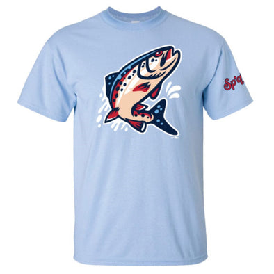 Spokane Indians Redband Light Blue Tee