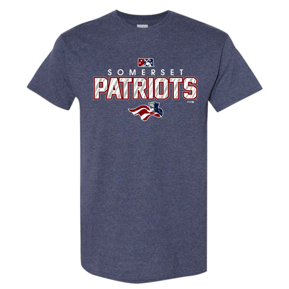 Somerset Patriots Adult Shiner Somerset Patriots Crew Neck Tee