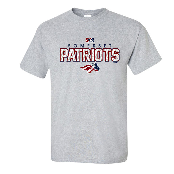 Somerset Patriots Adult Shiner Somerset Patriots Crew Neck Tee