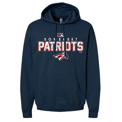 Somerset Patriots Adult Shiner Soft Style Hooded Sweatshirt