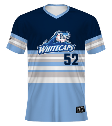 West Michigan Whitecaps Freestyle Integrate V-Neck Jersey - CUSTOM ORDER