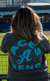 Reno Aces Ladies Gray Sadie Tee