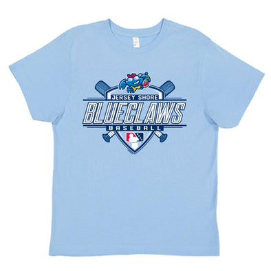 Jersey Shore BlueClaws Boarding Crab Youth T-Shirt