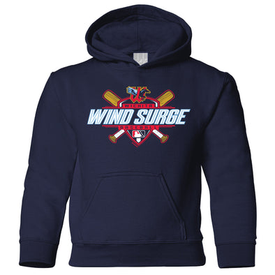 Wichita Wind Surge Youth Navy Sailors Hoodie