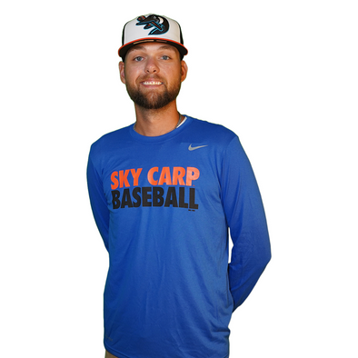 Beloit Sky Carp Nike Legend Long Sleeve Crew Royal