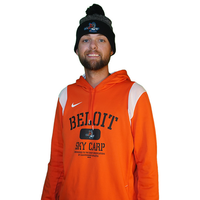 Beloit Sky Carp Orange/White Tech Fleece Hoodie