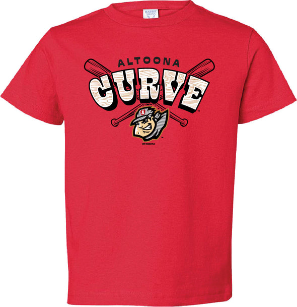 Altoona Curve Toddler Sandals Tee