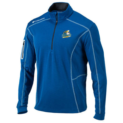 MYRTLE BEACH PELICANS COLUMBIA SPORTSWEAR SAPPHIRE SHOTGUN 2.0 1/4 ZIP PULLOVER