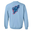 South Bend Cubs Storm Striker Light Blue Crewneck Sweatshirt