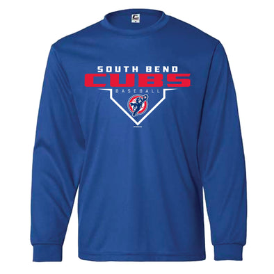 South Bend Cubs Youth Performance LS T-shirt