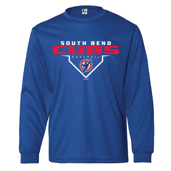 South Bend Cubs Youth Performance LS T-shirt