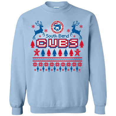 South Bend Cubs Holiday Crew Neck Sweatshirt