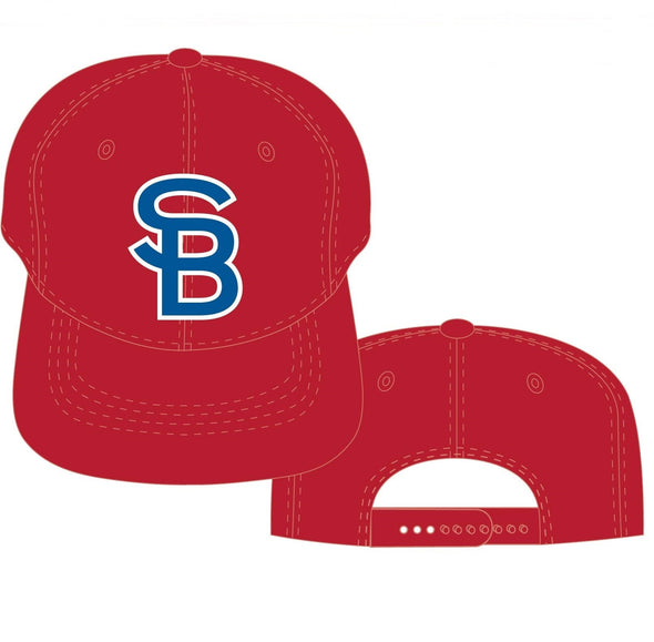 South Bend Cubs Youth Red SB Snapback
