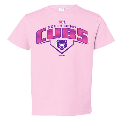 South Bend Cubs Toddler GIrls Splinter Tee