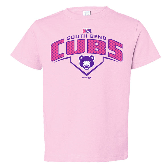 South Bend Cubs Toddler GIrls Splinter Tee