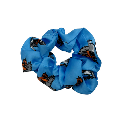 Beloit Sky Carp Blue Hair Scrunchie