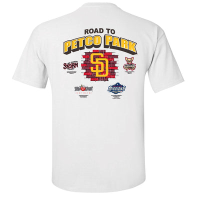 Lake Elsinore Storm Adult Road To Petco Affiliates Tee