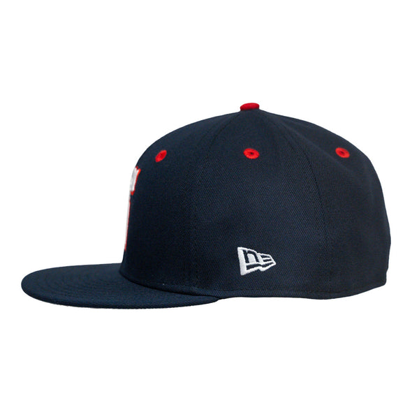 Spokane Indians New Era 59FIFTY Fitted Navy SI Throwback Cap