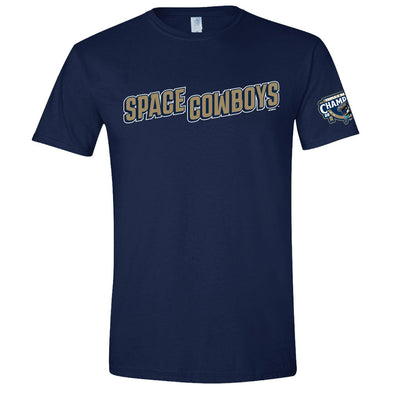 Sugar Land Space Cowboys Bimm Ridder Tee Gold Jersey Logo - Final Sale
