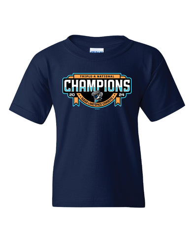 Sugar Land Space Cowboys Youth Tee National Champs 2024 - Final Sale