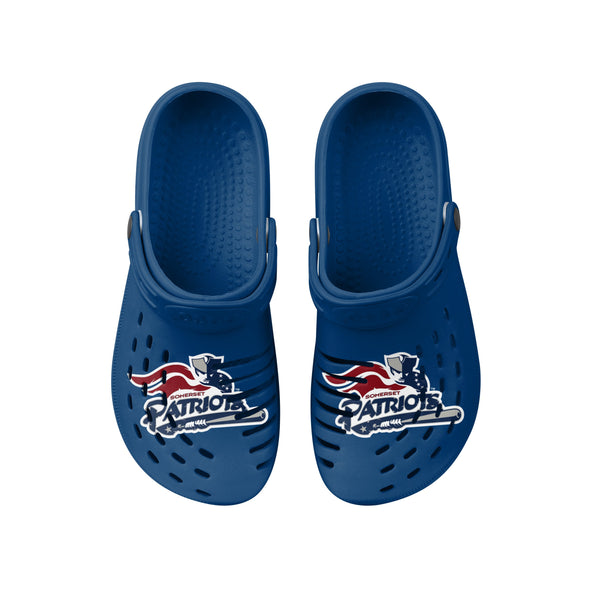 Somerset Patriots Team Big Logo Team Slip on Clog with Strap