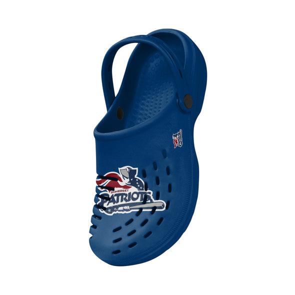 Somerset Patriots Team Big Logo Team Slip on Clog with Strap