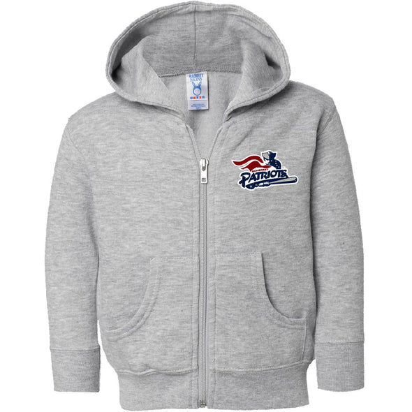 Somerset Patriots Toddler Full Zip Primary Logo Sweatshirt