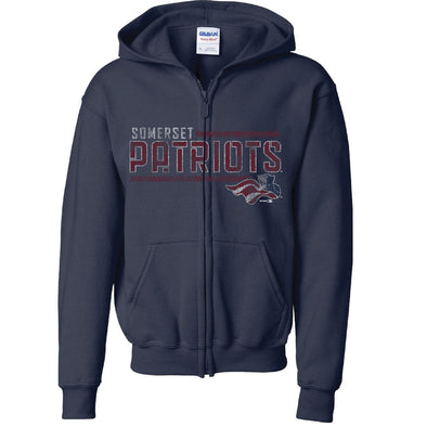 Somerset Patriots Youth Full Zip Sweatshirt