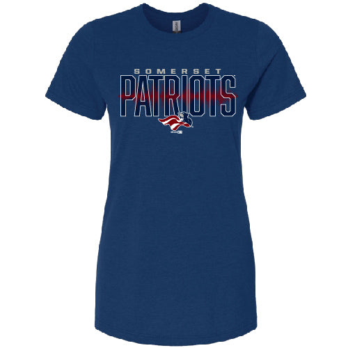 Somerset Patriots Women's Surly Soft Style Crew Neck Tee