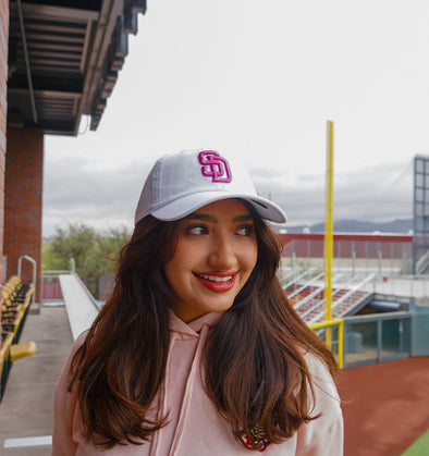 PADRES CITY CONNECT PINK LOGO HAT- WINTER '23