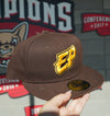 New Era 5950 Official On Field Alternate Brown and Yellow Chihuahuas EP Cap