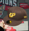 New Era 5950 Official On Field Alternate Brown and Yellow Chihuahuas EP Cap