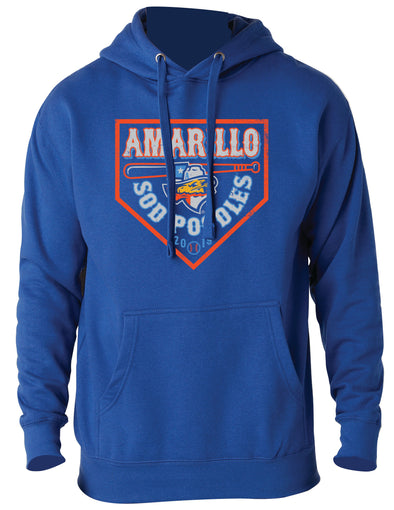 Amarillo Sod Poodles Royal State Diamond Badge Hoodie