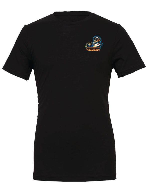 Amarillo Sod Poodles Black Calf Fries Big Type Tee