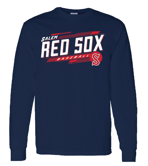 Salem Red Sox Bimm Ridder Deadly Adult Long Sleeve T-Shirt