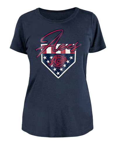 Reno Aces Ladies StarsNStripes Tee