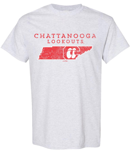 Chattanooga Lookouts State Logo Tee