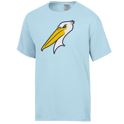Myrtle Beach Pelicans Comfort Wash Soothing Blue Alternate Logo Tee