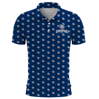 Lehigh Valley IronPigs Pig Head All Over Polo