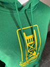 A'S SACRAMENTO PATCH HOODIE KELLY GREEN