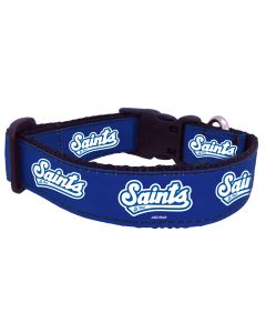 Saints 1" Ribbon Logo Dog Collar