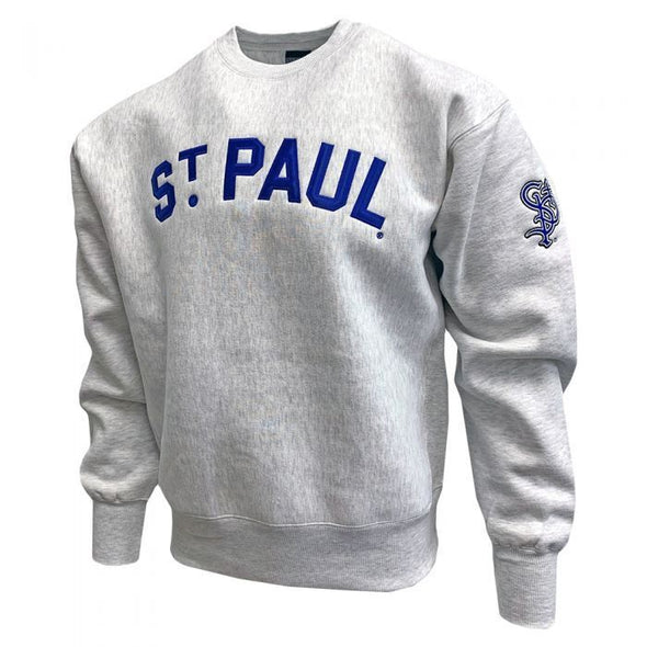 Saints St. Paul Logo Tackle Twill Crew Neck Sweatshirt