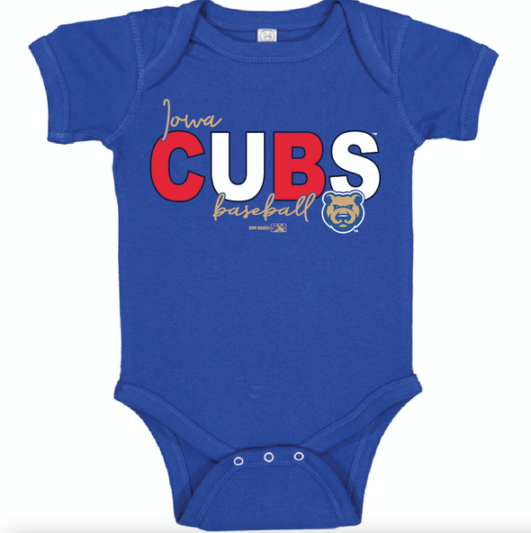 Infant Iowa Cubs Geom Onesie