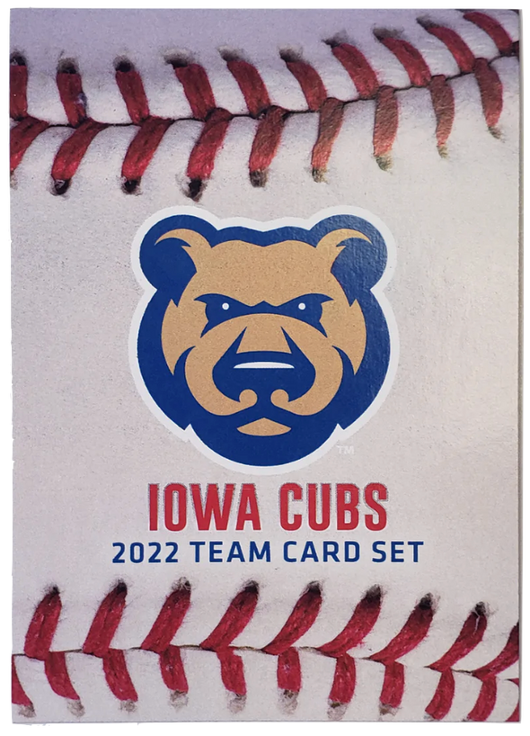 2022 Iowa Cubs Team Card Set