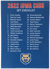 2022 Iowa Cubs Team Card Set